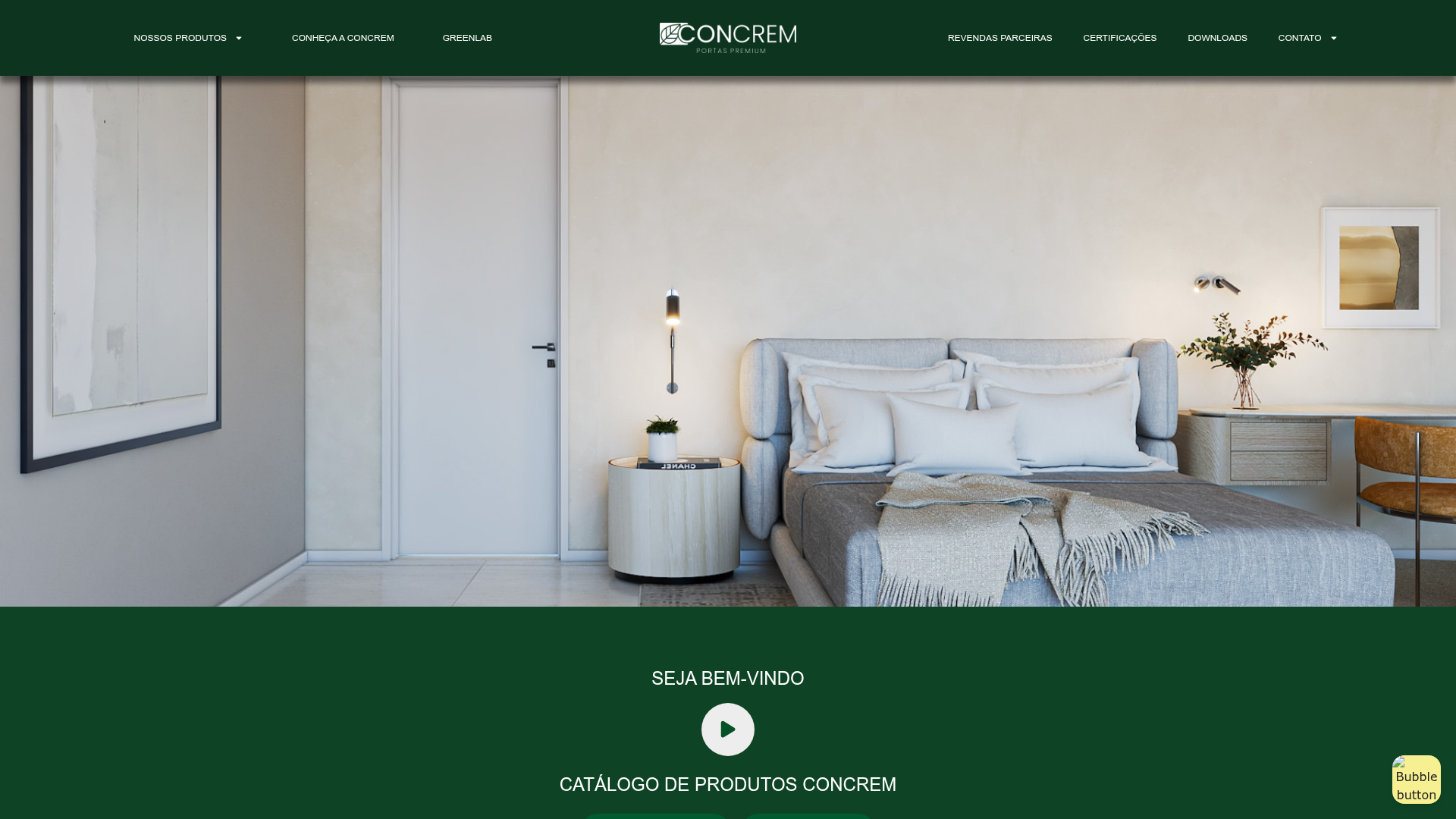 Concrem Portas Premium — projeto entregue pela GeraWeb